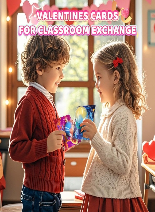 spring flower SpringFlower Valentine's Day Card With 24pcs Slime Ball Kits, Valentine's Gifts Exchange for School, Valentine Day Gifts Bulk, Valentine Party Favor for Kids, School Classroom Valentine's Prizes - Image 3